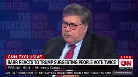 Attorney General Bill Barr on Universal Mail-In Voting: “This Is Playing With Fire…Very Open To Fraud And Coercion”