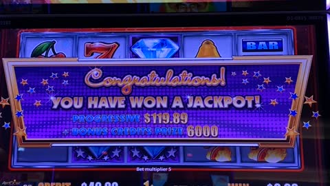 Winning $179.89 jackpot at MGM CASINO!!!!