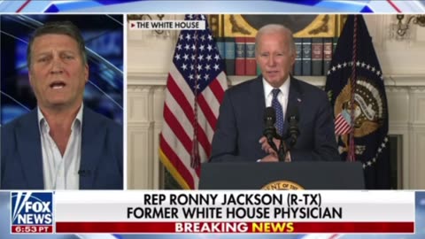 Rep Ronny Jackson- they are coming after him his own administration