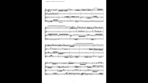 J.S. Bach - Well-Tempered Clavier: Part 1 - Fugue 15 (Saxophone Quartet)