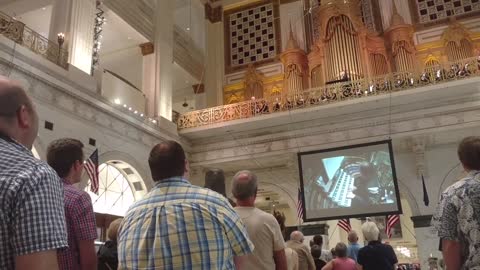 Organ Day 2016 Star Spangled Banner on The Wanamaker in Philadelphia