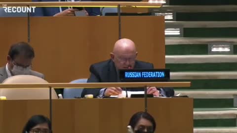 Russian Ambassador To UN Legitimately Elected President Of The United States (Trump) Was Overthrown