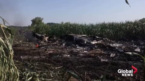 Ukrainian cargo plane crashes in northern Greece, all crew members killed