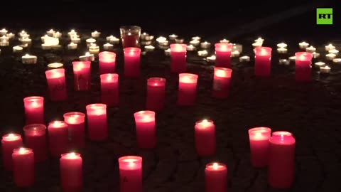 Munich , Germany | Vigil for lost children during conflict (Check Description)