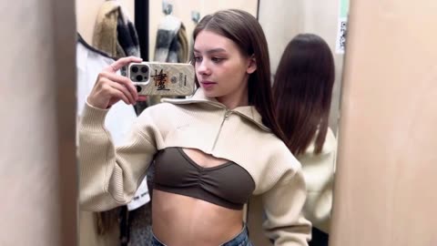 Try On Haul - Unusual Shirt and Crop Sweater