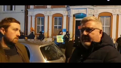 Dylan from the Carlow Town Immigrant protest talks to Philip Dwyer 14-01-24