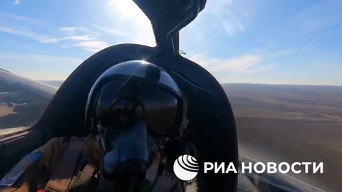 Russian Sukhoi Su-25 planes take off towards Donetsk