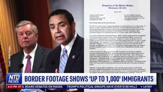 Border Footage Shows ‘Up to 1,000’ Immigrants