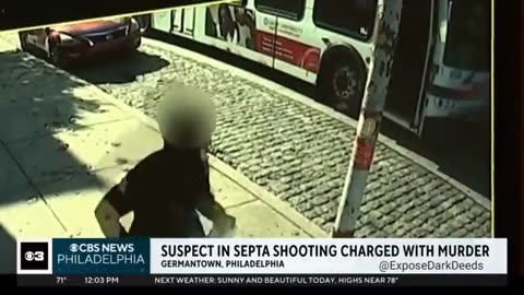 Zhontay Capers (21) murdered a white bus driver in Philly yesterday. CBS News blurred out her face.