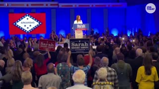 Sarah Huckabee Sanders wins in tight Arkansas governor race
