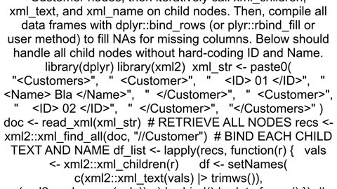 How to know if the data is missing when using XML find all function in R