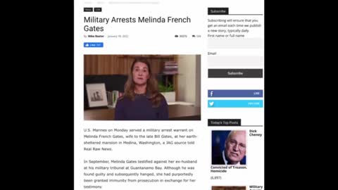 CHENEY FOUND GUILTY! MELINDA GATES ARRESTED! EMPTY COVID HOSPITALS!?