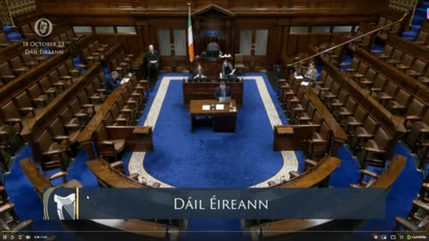 Dail Eireann Excess Deaths Debate (Aisling O'Loughlin News) 18-10-23