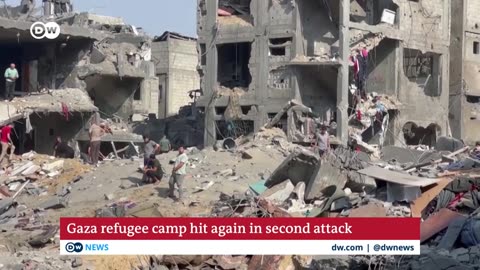 Another strike reported at Jabaliya refugee camp in Gaza | DW News