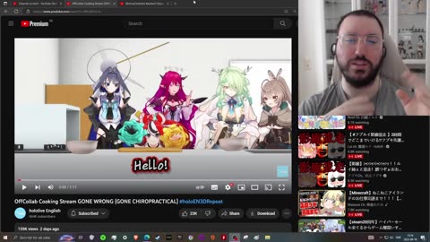 Hololive Reaction OffCollab Cooking Stream GONE WRONG (GONE CHIROPRACTICAL)