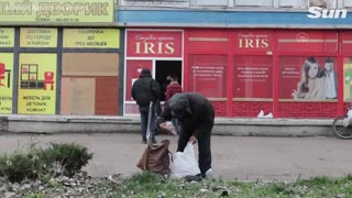 Humanitarian aid distributed to residents of Ukrainian city Bakhmut