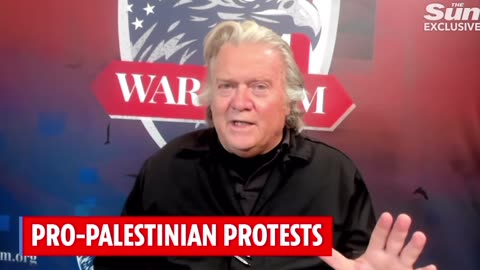 Bannon: Pro-Palestinian Movement More Dangerous Than Mexican Cartels, Most Anti-American Ever