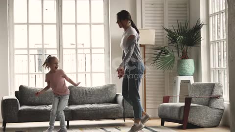 The most beautiful mother and daughter dance