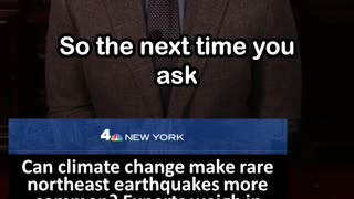 NBC New York Tries to Link Earthquake to Climate Change