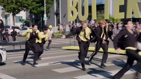 BTS Performs a Concert in the Crosswalk