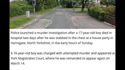 17 Year Old Boy Dies In Hospital Two Days After Being Stabbed In Chest At Harrogate House Party