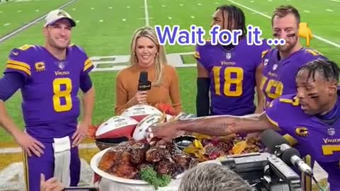 Patrick Peterson snagged a turkey legS