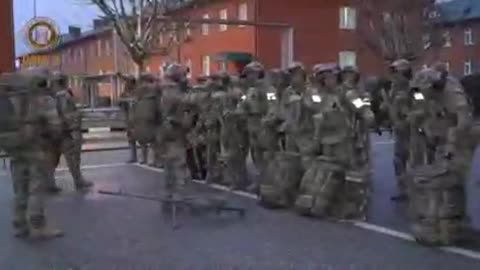 #Chechen Troops under #Kadyrov in #Grozny, #Chechnya. The unit is preparing to deploy to Ukraine.