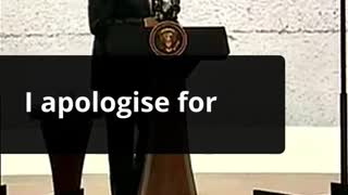 The president spoke on the news