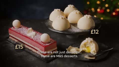 Not just any Christmas desserts! Christmas 2022 M&S FOOD