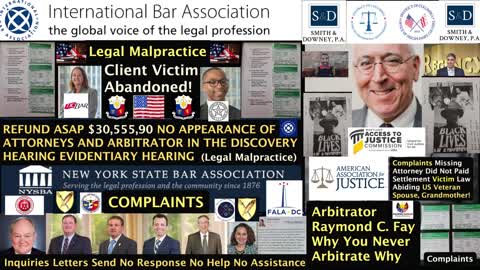 Complaints American Arbitration Association / Tully Rinckey PLLC / Smith Downey PA Baltimore / Regency Furniture LLC