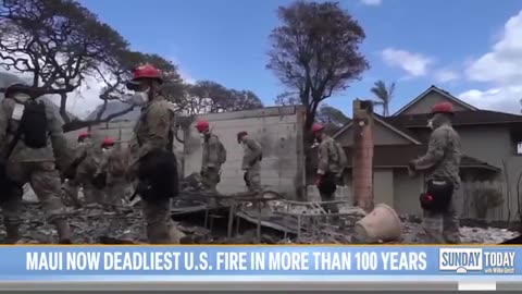 Hawaii's maui fire now the deadliest in modern US history