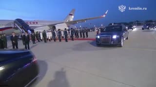 Putin arrives in Beijing, China for an official visit.