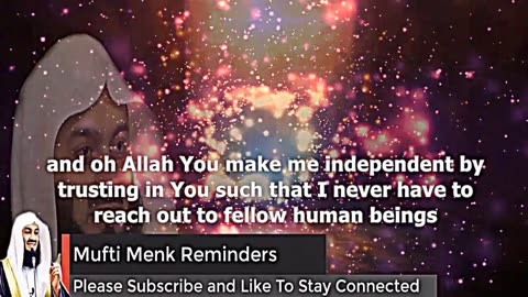 Dua to get rid of debit- powerful dua - Mufti menk #islam