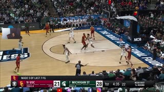 Michigan State vs. USC - First Round NCAA tournament extended highlights Reaction