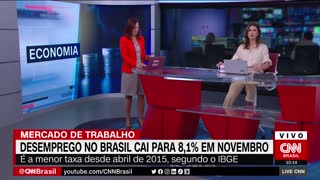 SOS BRAZIL 🆘🩸🇧🇷 | STILL UNDER BOLSONARO'S GOVERNMENT, THE UNEMPLOYMENT RATE IN BRAZIL FELL TO 8.1% IN THE QUARTER ENDING IN NOVEMBER, ACCORDING TO IBGE