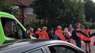 Climate Protestors Stop a Mom from bringing her Baby to the Hospital