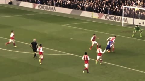 Hazard goal vs arsenal