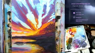 Tropical Flavors Painting Time Lapse