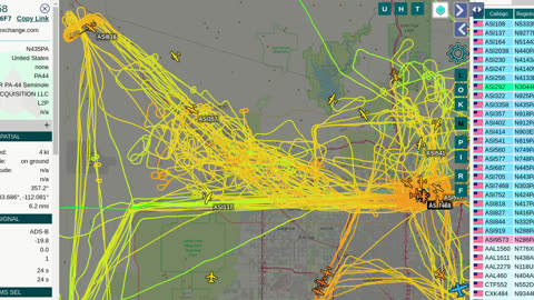 N918PA N9277D gang banging Wittmann Airspace along with US60