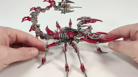 Red Scorpion 3D Puzzle _ Magnetic Games (1)