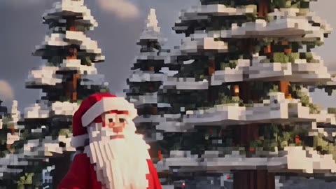 Epic Minecraft Christmas! Santa Steve's Festive Adventure! #shorts #minecraft #musicvideo