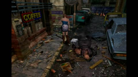 Resident Evil 3: Nemesis - scary loud steps of Nemesis