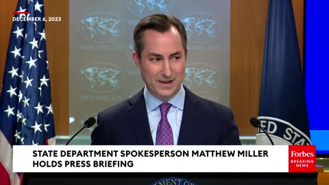 State Department Spokesperson Asked About Proposed Buffer Zone In Israel-Hamas War