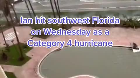 lan hit southwest Florida on Wednesday as a Category 4 hurtieane