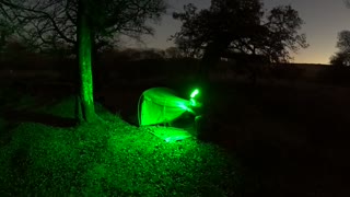 nightlapse. Riverside camping