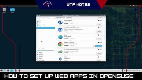 We the Free Notes 1: How to set up Web Apps on OpenSUSE