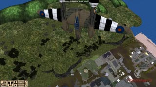 RAF Lockheed P-38 Lightning Devastates Axis Airbase and Dock's