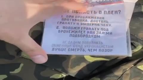 Check out what discovered on KIA Russian soldier