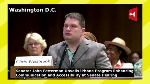 Sen. John Fetterman Unveils iPhone Program Enhancing Communication and Accessibility | Capitol Hill