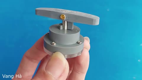 How to make Mini Hydraulic Valve from PVC